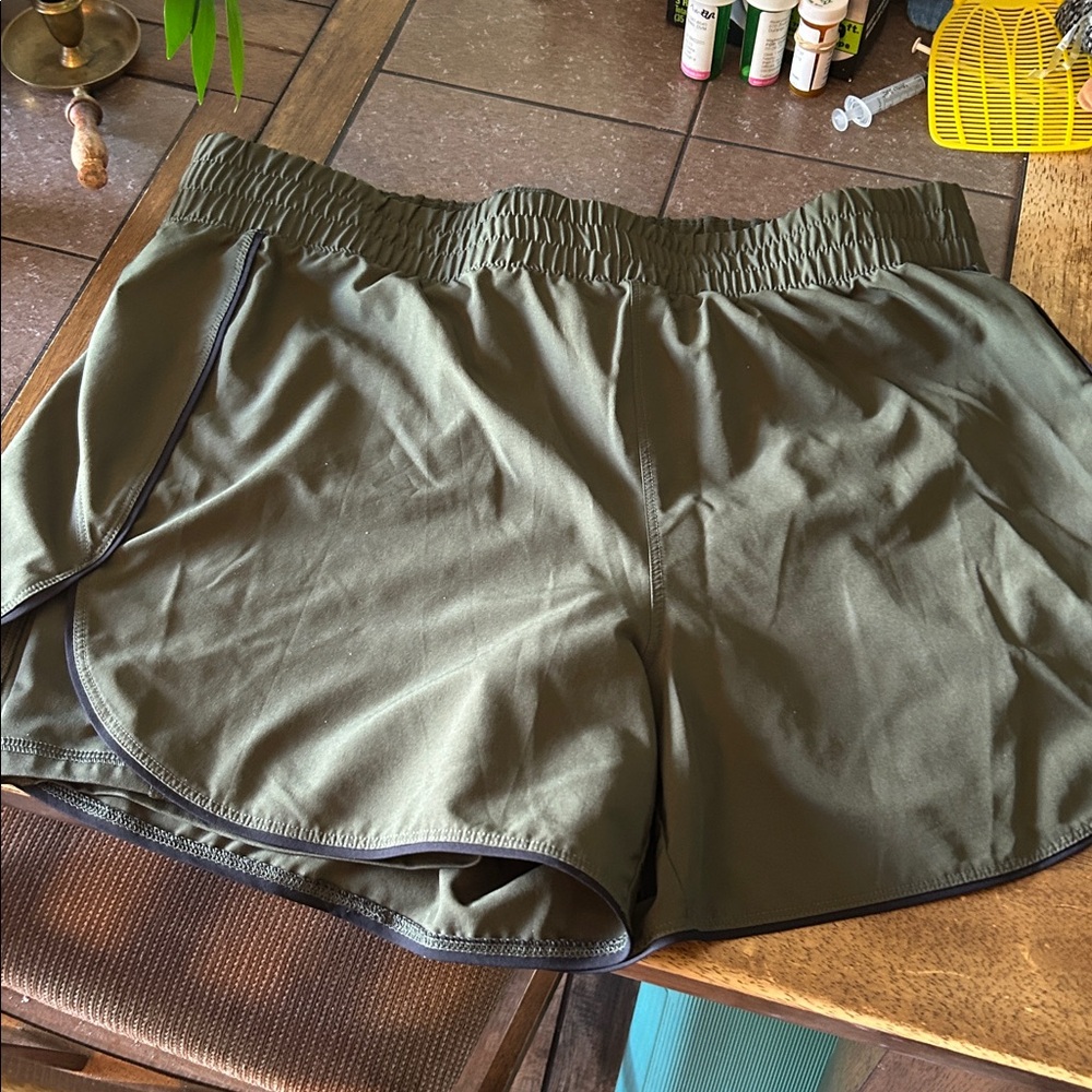 Avia Olive Green Athletic Shorts